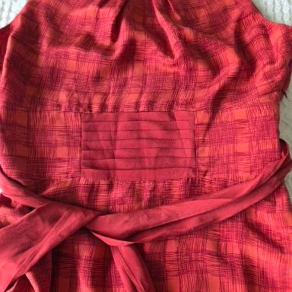 Girls From Savoy Silk Dress Feminine flared skirt with tie back  Size 6 - Picture 3 of 6